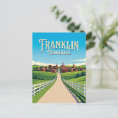 Carte Postale Franklin États-Unis (Debout devant)