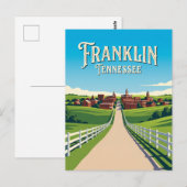 Carte Postale Franklin États-Unis (Devant / Derrière)