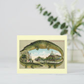 Carte Postale Franklin St., Tampa, Floride Vintage (Debout devant)