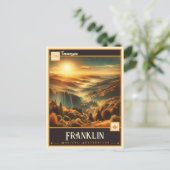 Carte Postale Franklin, Tennessee | VINTAGE (Debout devant)