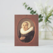 Carte Postale Frans Hals - Anna van der Aar (Debout devant)