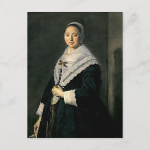 Carte Postale Frans Hals - Portrait d'une femme