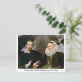 Carte Postale Frans Snyders Et Sa Femme Par Anthony Van Dyck (Debout devant)