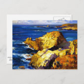 Carte Postale Franz Bischoff - Rochers le long de la côte (Devant / Derrière)