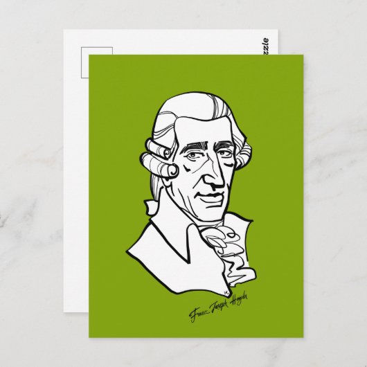 Carte Postale Franz Joseph Haydn (Devant / Derrière)