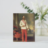 Carte Postale Franz Joseph I, Empereur d'Autriche (Debout devant)