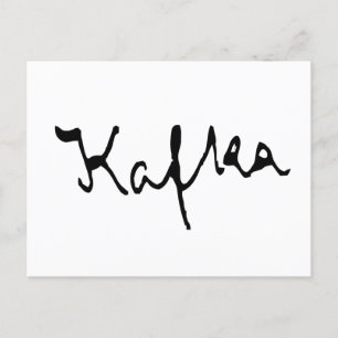 Carte Postale Franz Kafka