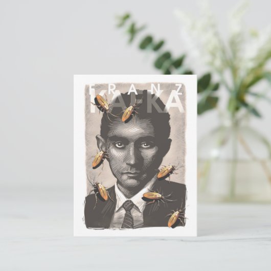 Carte postale Franz Kafka (Debout devant)