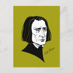 Carte Postale Franz Liszt