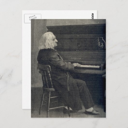 Carte Postale Franz Liszt (Devant / Derrière)