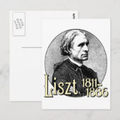 Carte Postale Franz Liszt (Devant / Derrière)