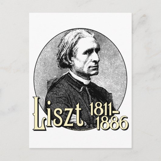Carte Postale Franz Liszt (Devant)
