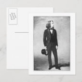 Carte Postale Franz Liszt (1811-86) 1856 (litho) (photo b/w) (Devant / Derrière)