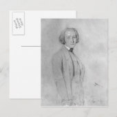 Carte Postale Franz Liszt Rome, 29 mai 1839 (Devant / Derrière)