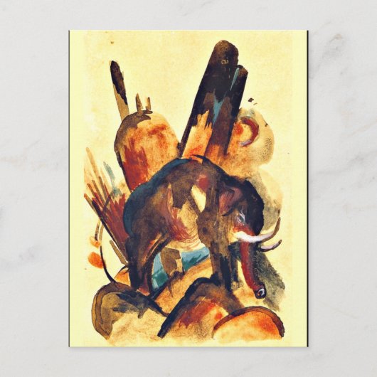 Carte Postale Franz Marc (Devant)
