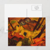 Carte Postale Franz Marc Art (Devant / Derrière)