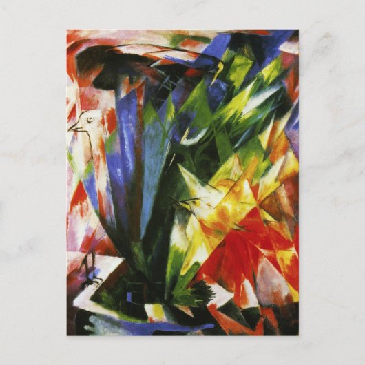 Carte postale Franz Marc Birds (Devant)