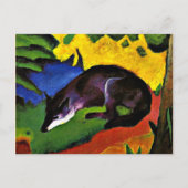 Carte Postale Franz Marc - Blue Fox (Devant)