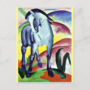 Carte Postale Franz Marc - Cheval Bleu I