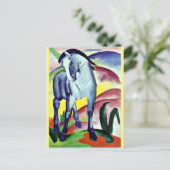 Carte Postale Franz Marc - Cheval Bleu I (Debout devant)