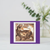 Carte Postale Franz Marc, Deux Chats, Art (Debout devant)