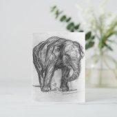 Carte Postale Franz Marc- Elephant (Debout devant)