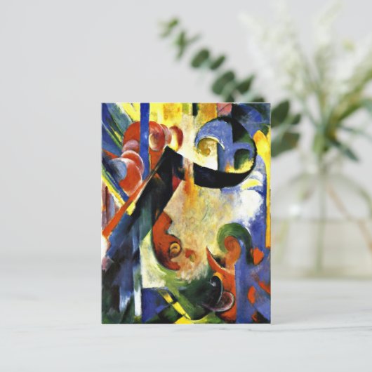 Carte Postale Franz Marc - Formes brisées (Debout devant)