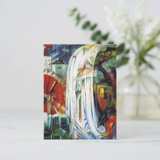 Carte Postale Franz Marc- La Mouline Enchantée (Debout devant)