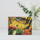 Carte Postale Franz Marc- La vache jaune (Debout devant)