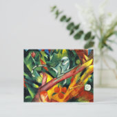 Carte Postale Franz Marc - Le Petit Singe (Debout devant)