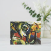 Carte Postale Franz Marc-Mandrill (Debout devant)