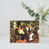 Carte Postale Franz Marc - Restaurant jardin (Debout devant)