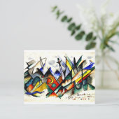 Carte Postale Franz Marc - Sonatine pour Violon et Piano (Debout devant)