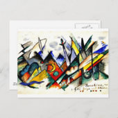 Carte Postale Franz Marc - Sonatine pour Violon et Piano (Devant / Derrière)