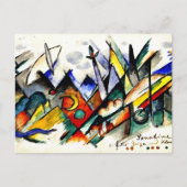 Carte Postale Franz Marc - Sonatine pour violon et piano (Devant)