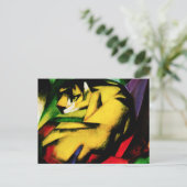 Carte postale Franz Marc Tiger (Debout devant)