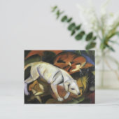 Carte Postale Franz Marc- Un chien (Debout devant)