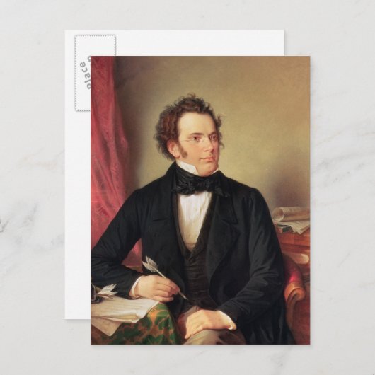 Carte Postale Franz Peter Schubert (Devant / Derrière)