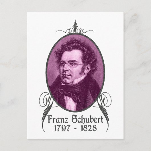 Carte Postale Franz Schubert (Devant)
