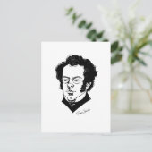 Carte Postale Franz Schubert (Debout devant)