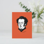 Carte Postale Franz Schubert (Debout devant)