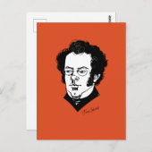 Carte Postale Franz Schubert (Devant / Derrière)