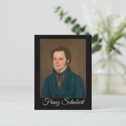 Carte Postale Franz Schubert (Debout devant)