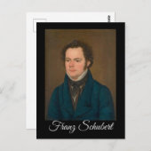 Carte Postale Franz Schubert (Devant / Derrière)