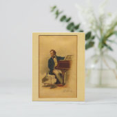 Carte Postale Franz Schubert par Julius Schmid (Debout devant)