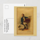Carte Postale Franz Schubert par Julius Schmid (Devant / Derrière)