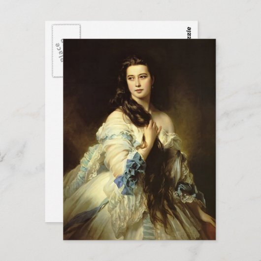 Carte Postale Franz Winterhalter - Barbara Dmitrievna Mergassov (Devant / Derrière)