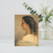 Carte Postale Franz Winterhalter : Eugénie, impératrice de franç (Debout devant)