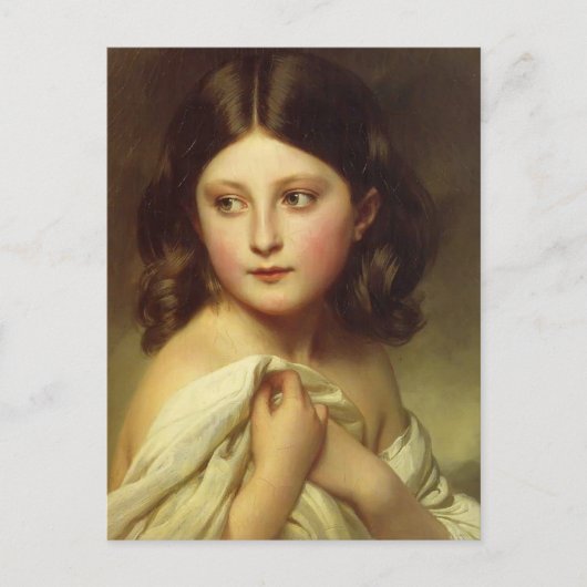 Carte Postale Franz Winterhalter - Jeune fille, Princesse Charlo (Devant)