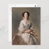 Carte Postale Franz Winterhalter - Portrait de l'impératrice Mar (Devant / Derrière)